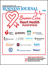 Cover of IBJ's 2025 Business Cares Heart Health Awareness Issue