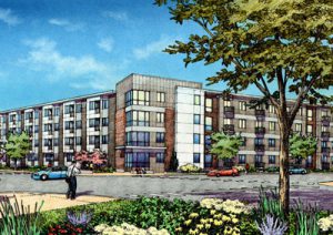 Riverview aparments rendering