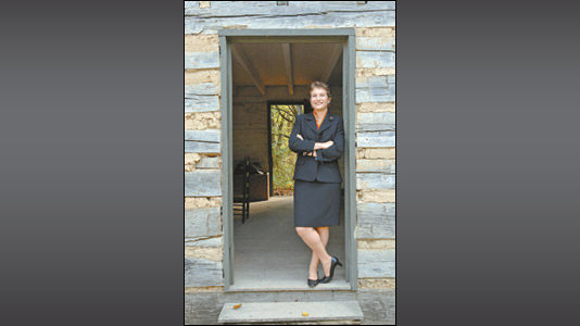 Ellen Rosenthal, CEO of Conner Prairie living history museum in Fish-ers,is the only female head of a major local museum.