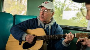 Part two of the Thorntown Bluegrass Jammers is guitarist Alan Frodge.