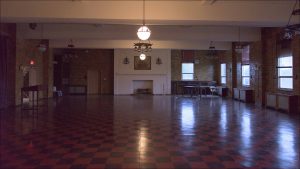 The mess hall on the third floor is also decorated with murals of famous battles and with nautical fixtures.