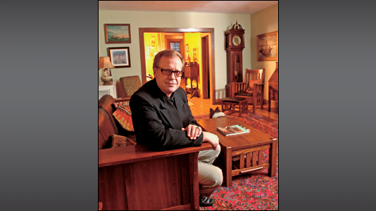 Historic Landmarks leader Marsh Davis is right at home in 100-year-old residence.
