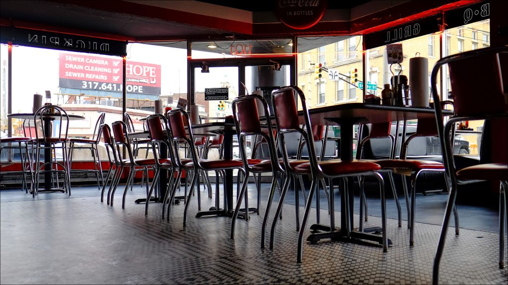 The Smokehouse on Shelby restaurant, on the ground level, opens onto both Prospect and Shelby streets.