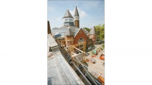 The former Central Avenue United Methodist Church is being renovated into the headquarters for Indiana Landmarks.