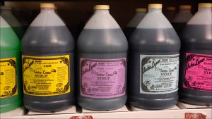Among the company's products are snow cone syrups. It also sells cotton candy sugar and popcorn salt.
