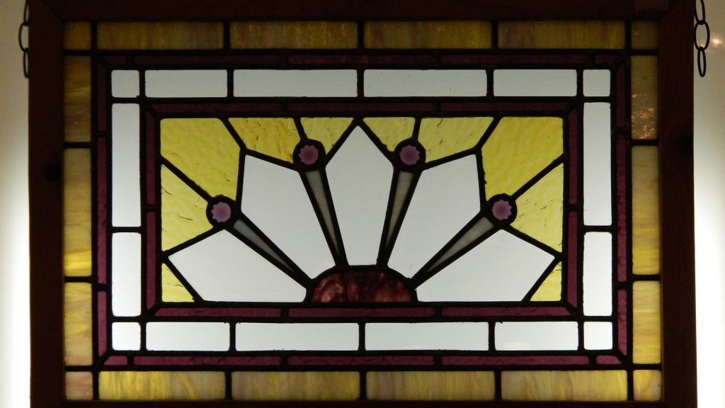 Stained glass is a mainstay for architectural antique businesses.