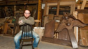 Wood moldings are a big seller at salvage yards.