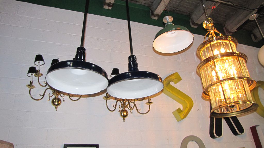 Reclaimed Vintage Industrial carries a wealth of lighting.