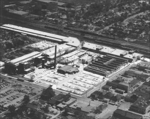 The P.R. Mallory complex at Washington and Gray streets employed 1,500 in its mid-20th-century heyday.