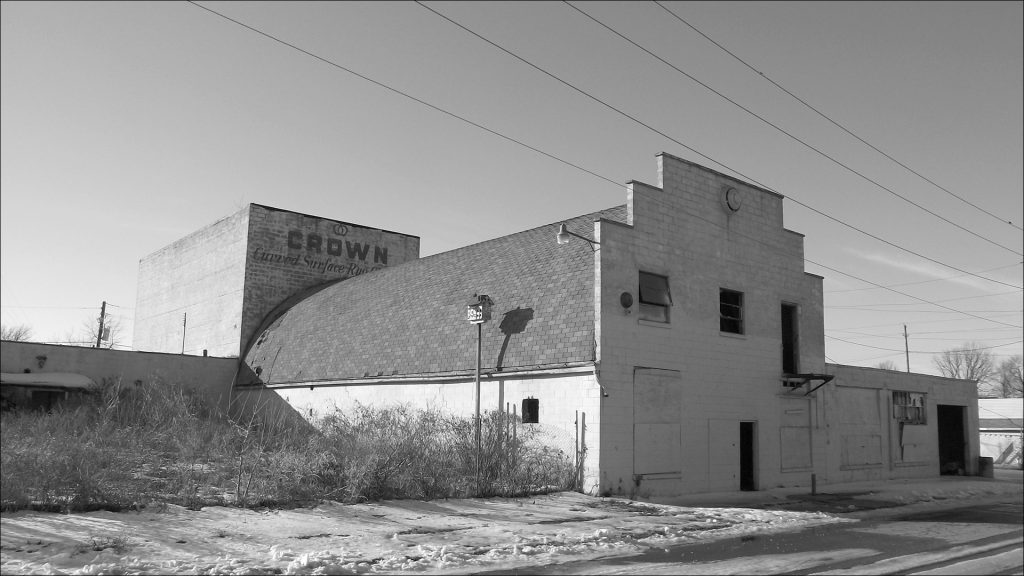 A view of Crown Laundry, at Washington and South Oxford streets, earlier this year, just before its demolition. In 1957, the laundry employed 245.