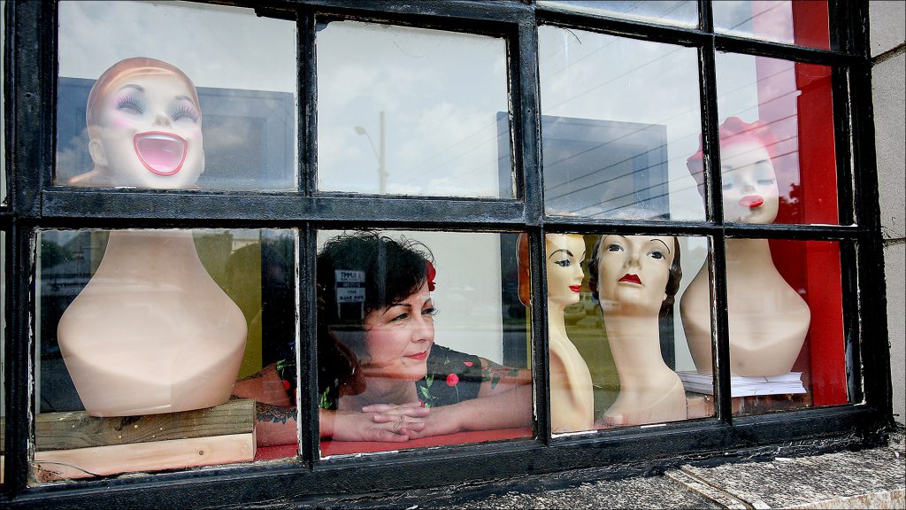 Tammy Dyson opened Harloh's, a vintage clothing shop, in Fletcher Place in August.