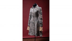 Blush tweed frock coat with metallic thread by Pink Polkadot, $152, at Niche (916 Broad Ripple Ave.).