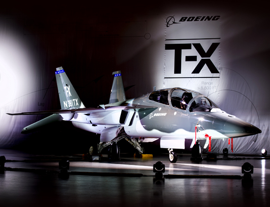 Boeing T-X training aircraft saab