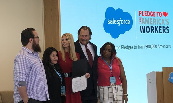Ivanka Trump at Salesforce