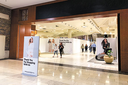 Shops at the newly opened Circle Centre Mall, Indianapolis, Indiana, 1995