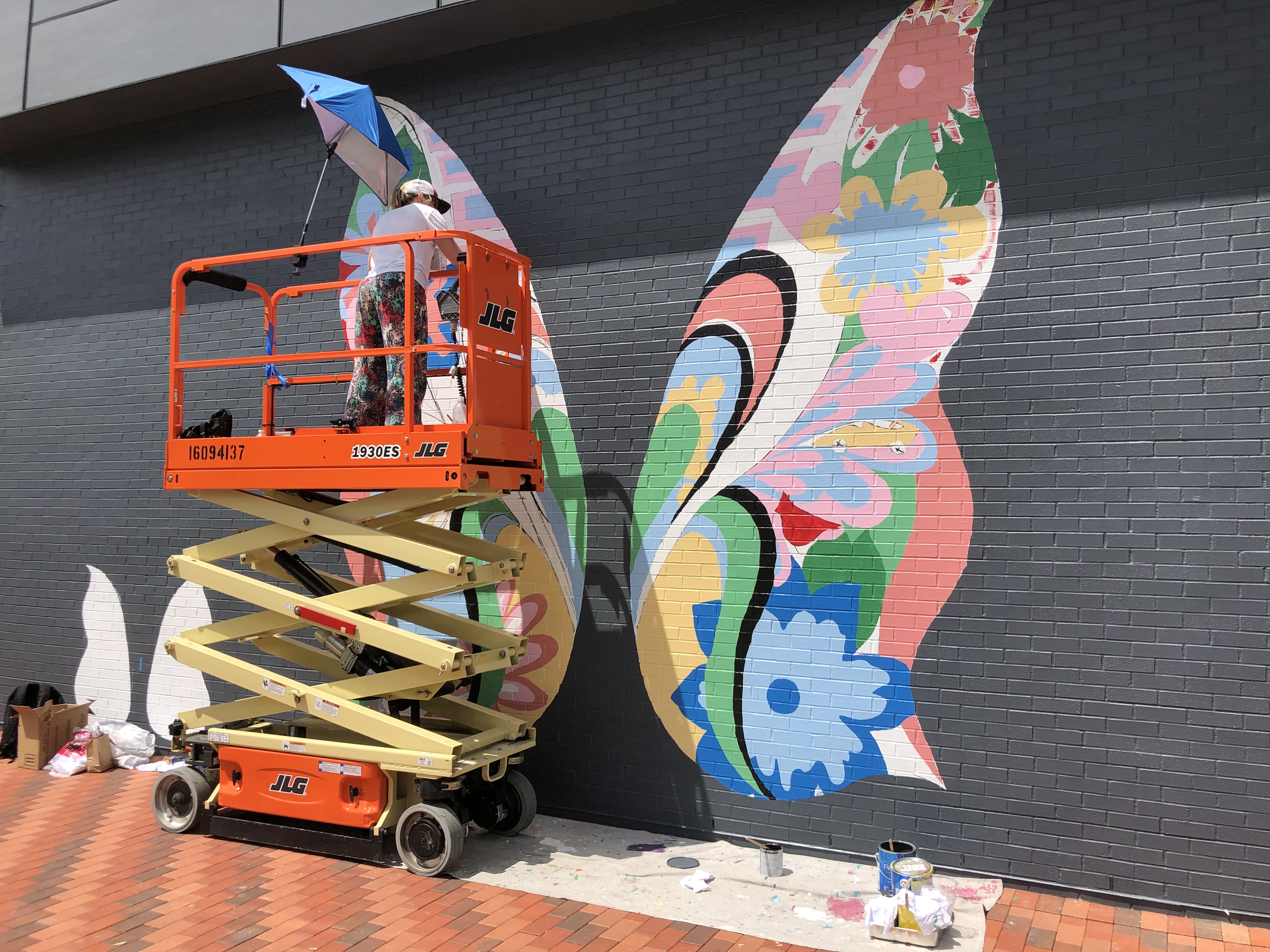 International Street Artists Create Murals For Second Phase Of Cityway Indianapolis Business Journal
