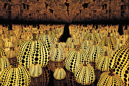 AP Interview: Artist Kusama sees the world in dots