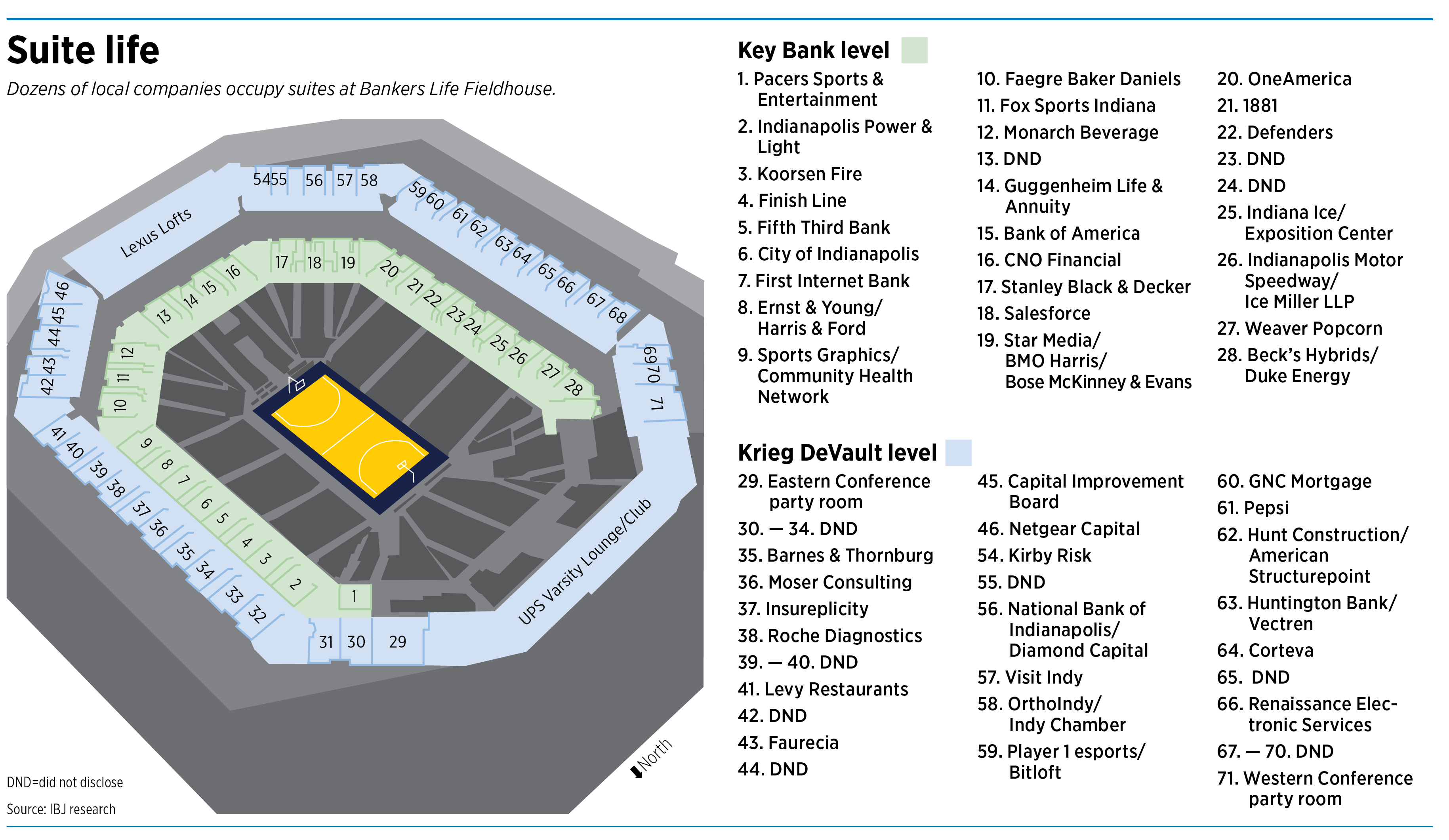 Gainbridge Fieldhouse Seating Map