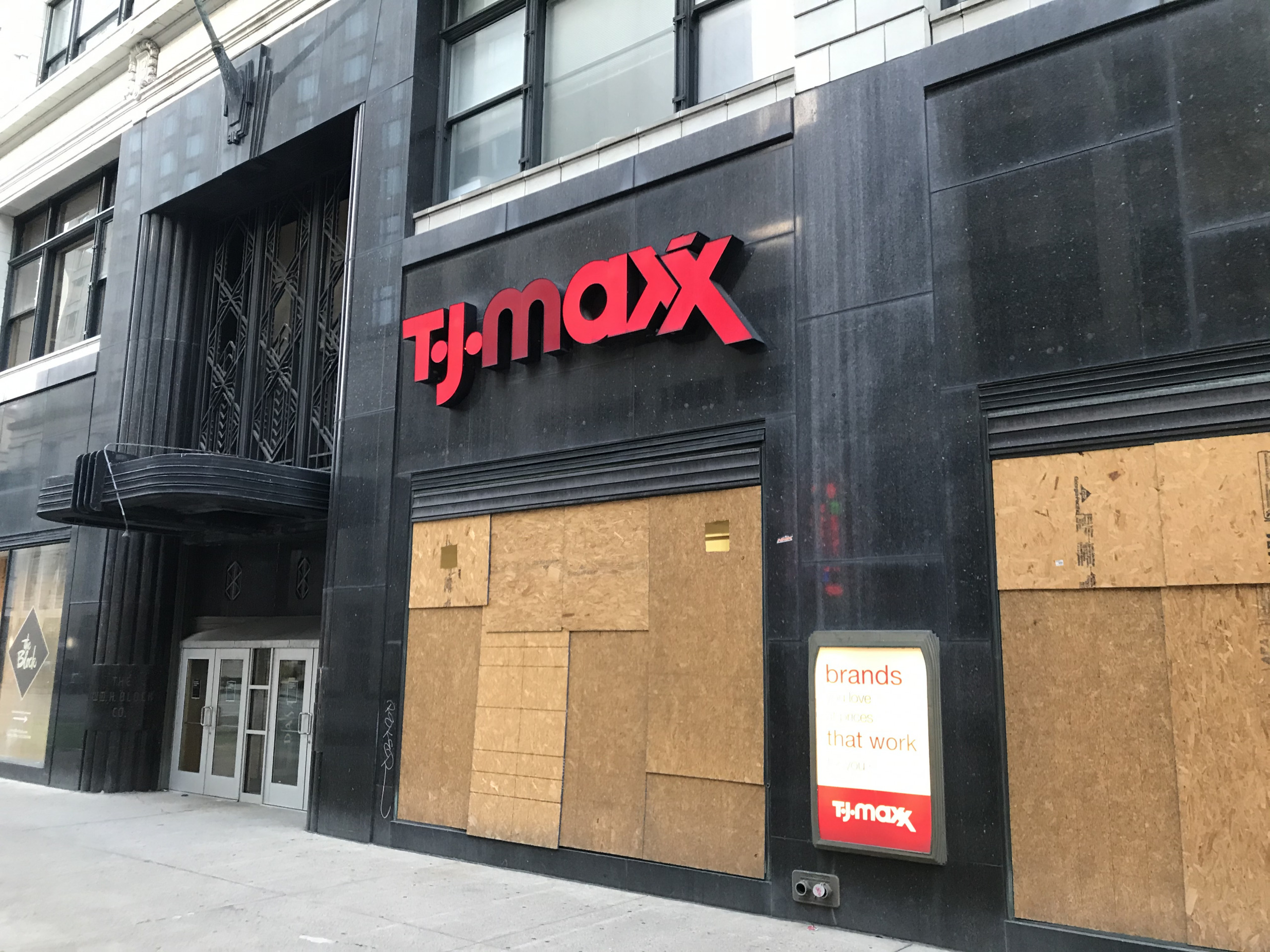 Reopening date for downtown T.J. Maxx store still uncertain