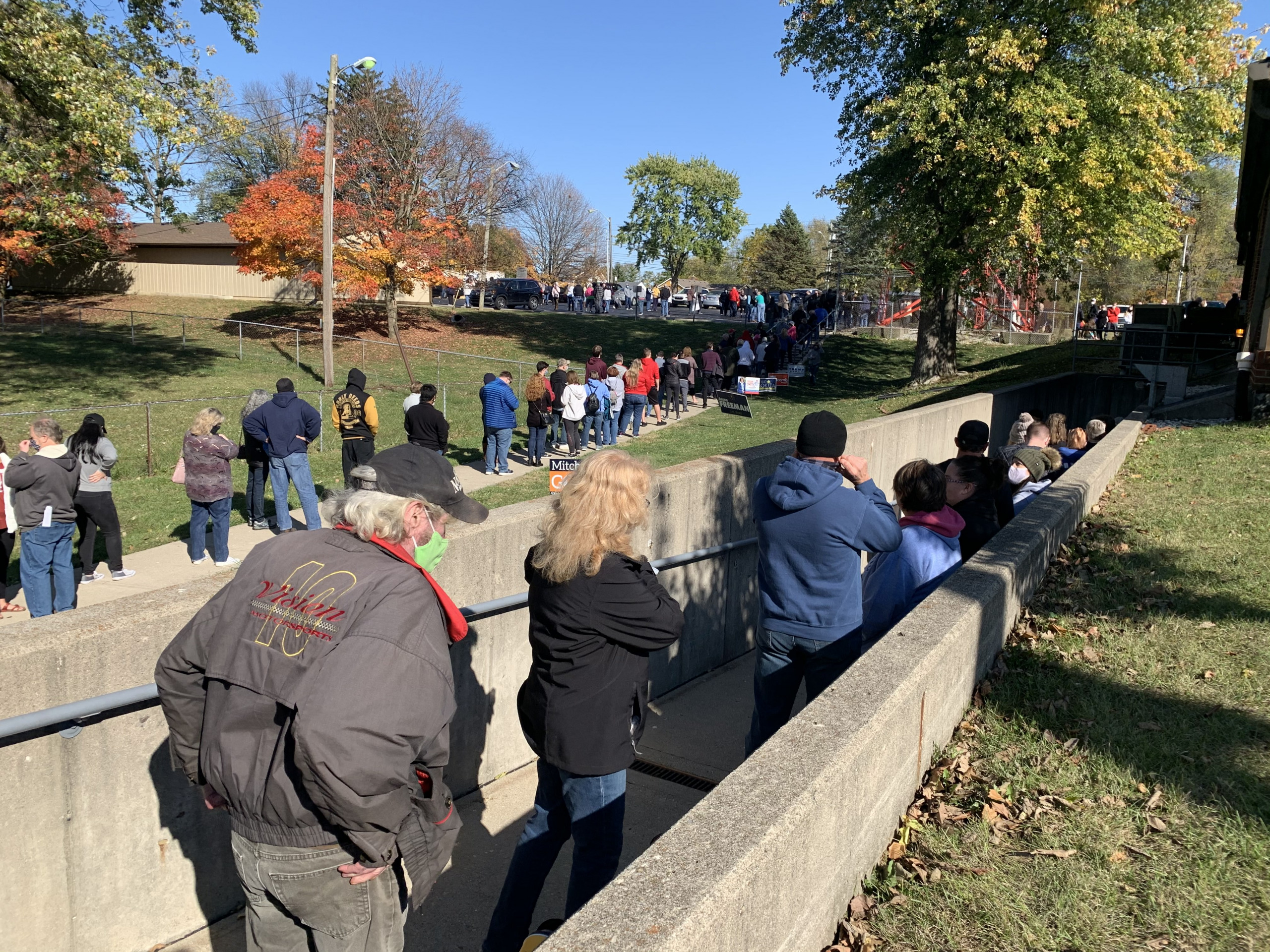 Marion County voters wait hours to cast ballots on day