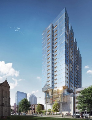 23-story apartment tower proposed for downtown Indianapolis ...