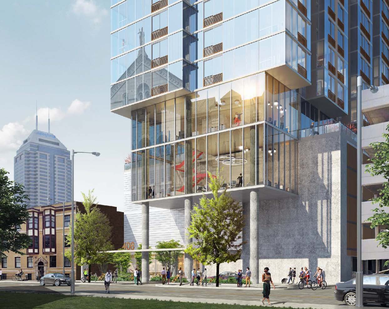 23story apartment tower proposed for downtown Indianapolis