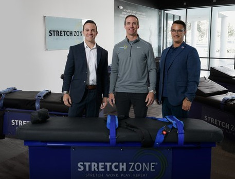 Drew Brees partners with Purdue friends on Stretch Zone in Carmel