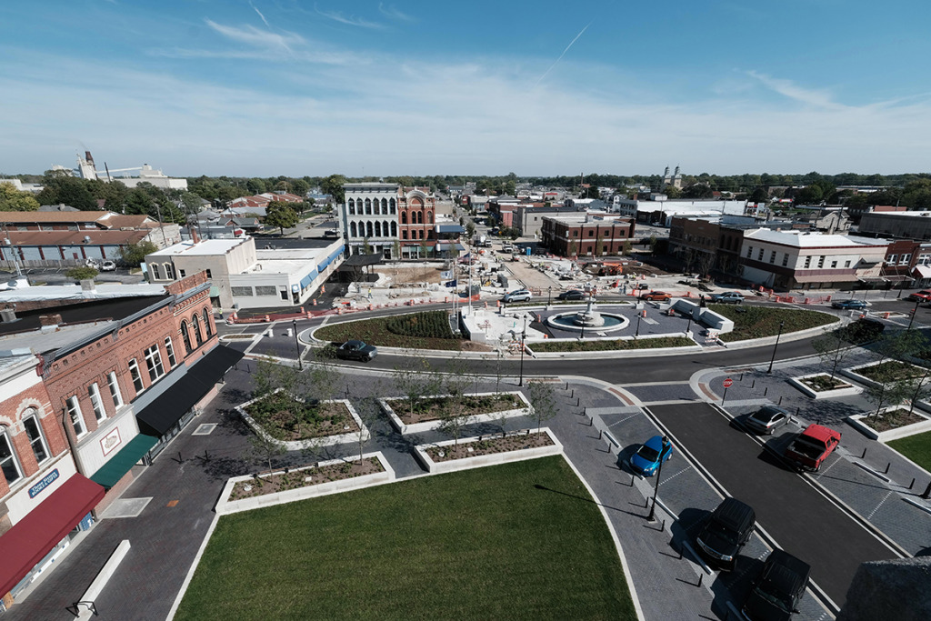 Redevelopment of Shelbyville’s public square nears completion