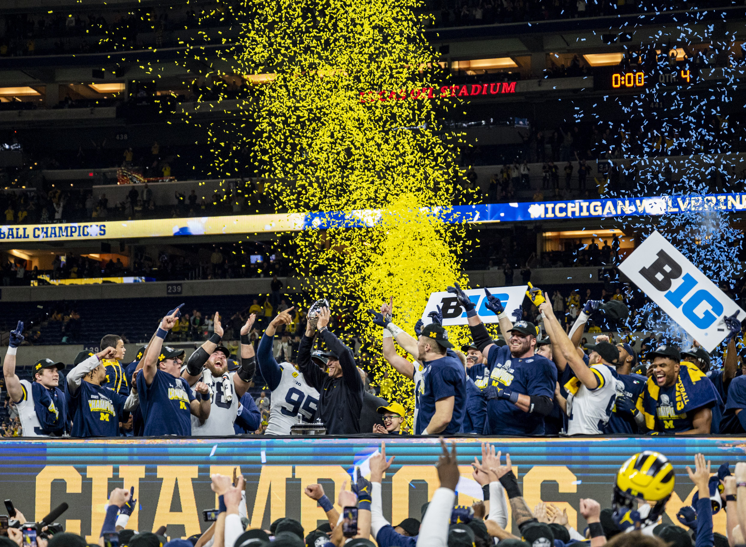 LOOK: Lucas Oil Stadium ready for B1G Championship Game