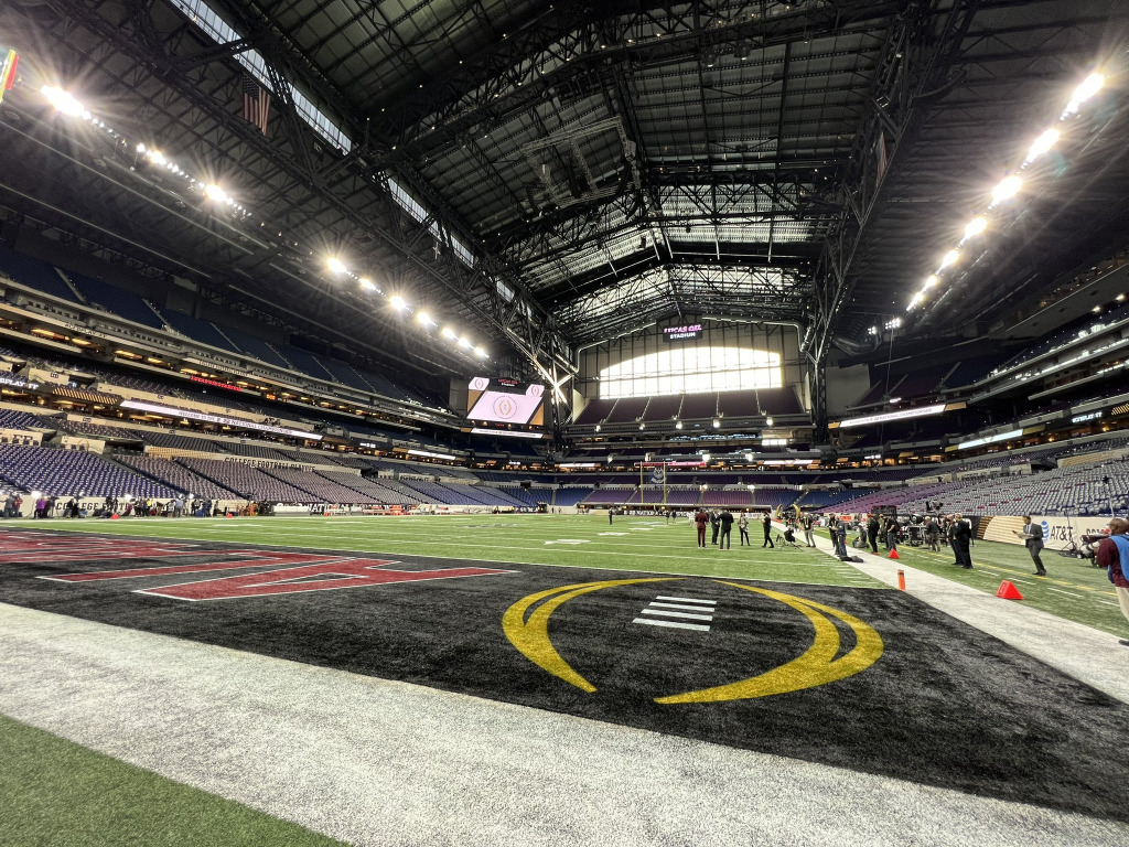 Signs of the times: National Championship football comes to Indy