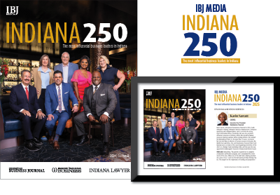 Examples of an Indiana 250 magazine cover and commemorative plaque