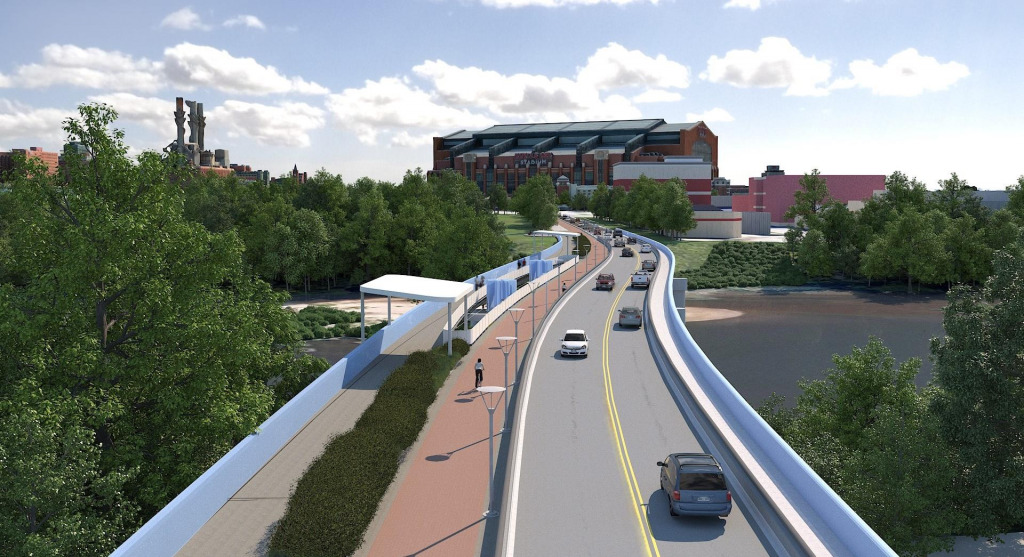 City presents concepts for Henry Street bridge connecting Elanco ...