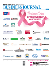 Cover of Indianapolis Business Journal's September thirtieth 2023 Breast Cancer Awareness Issue