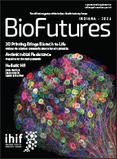 Cover of IBJ's 2023 Biofutures Magazine
