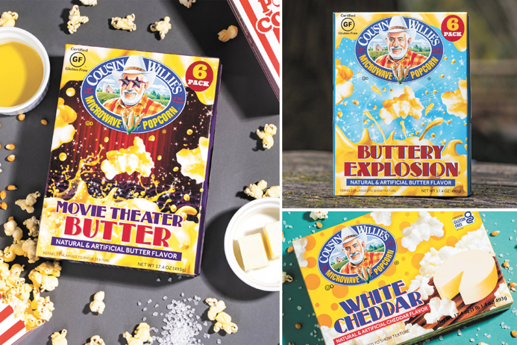 Made in Indiana Cousin Willie’s Popcorn by Ramsey Popcorn Co