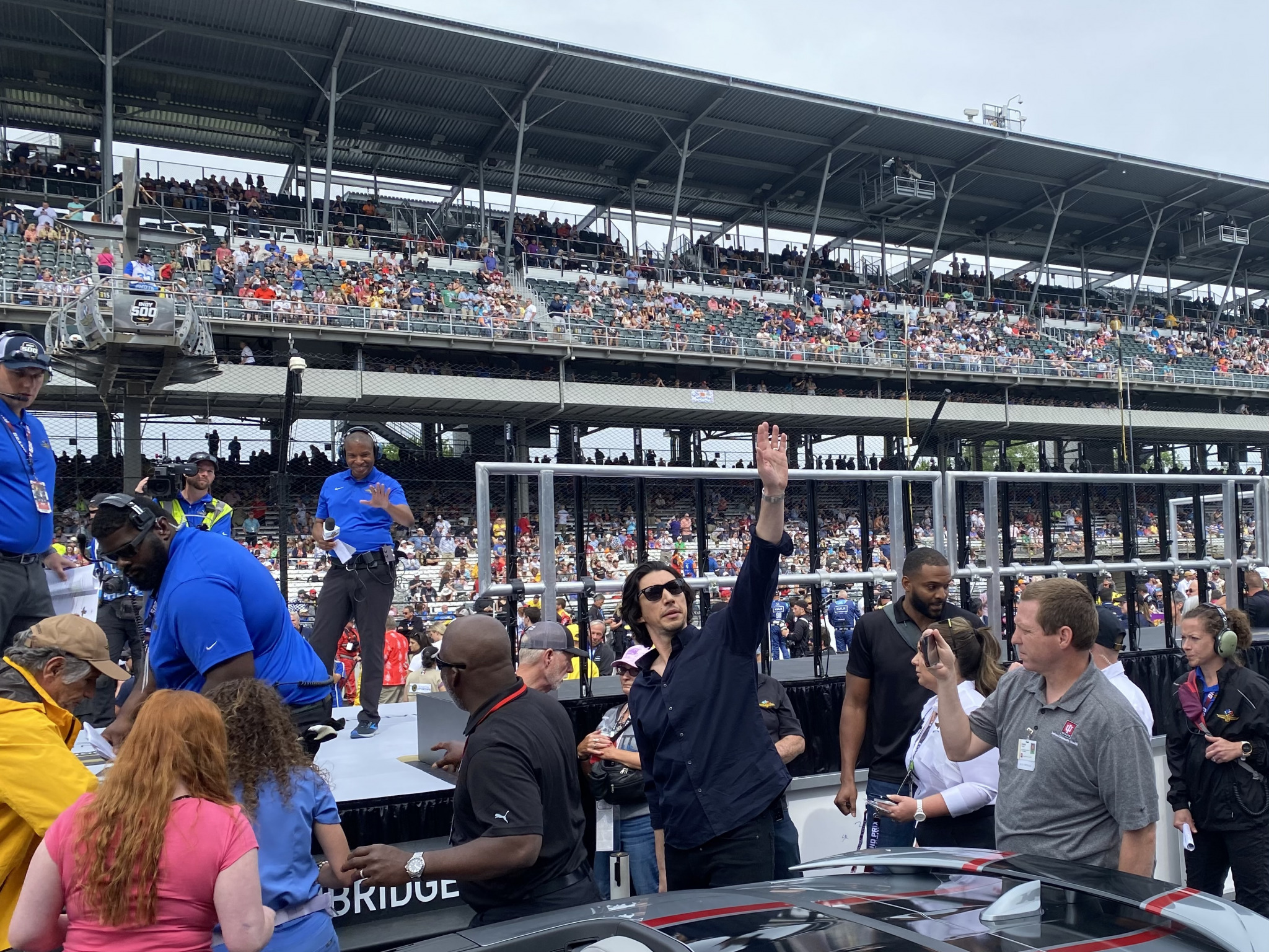 At Indianapolis 500, celebrities pick favorites of on-screen racing ...