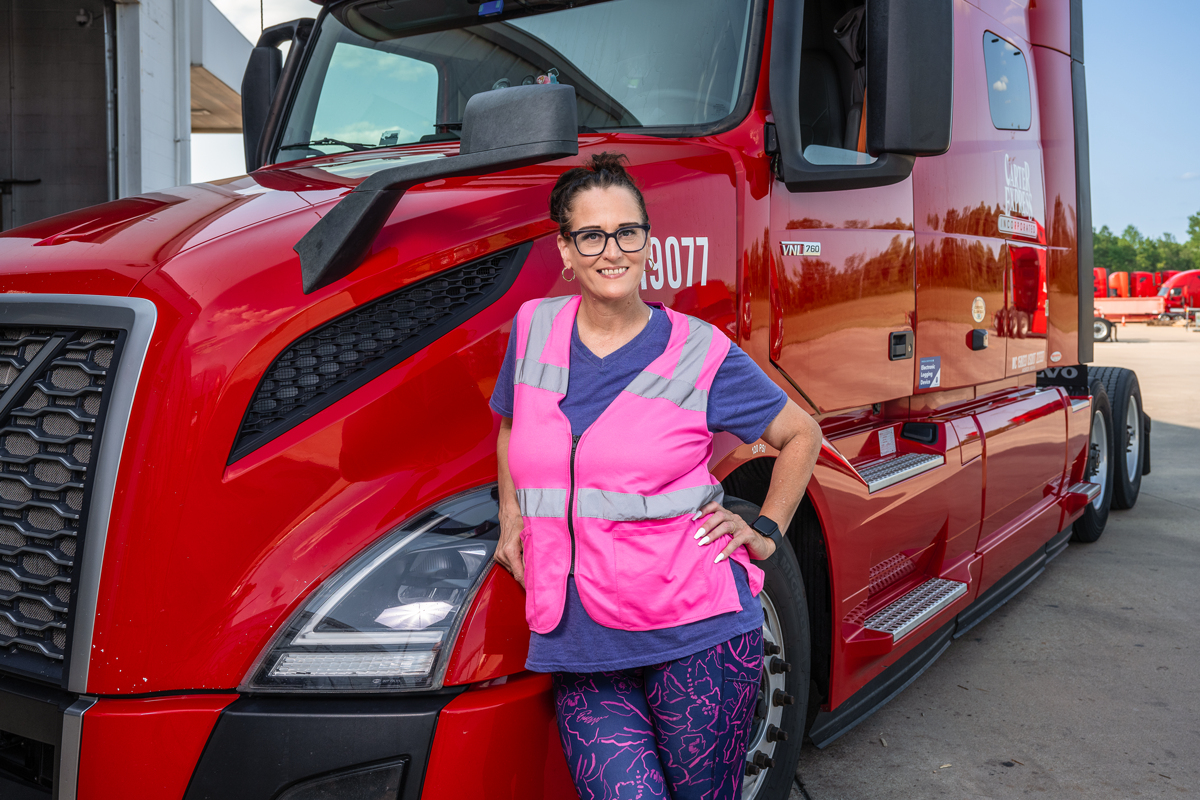 More women turn to trucking as shortage of drivers opens doors image