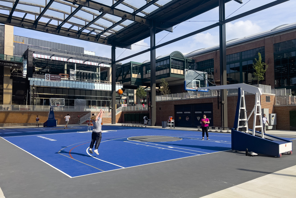 New plaza at Gainbridge Fieldhouse opens with public events