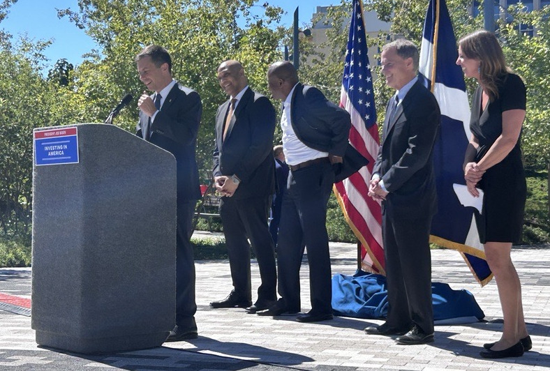 Pete Buttigieg visits Indy to tout street-conversions grant