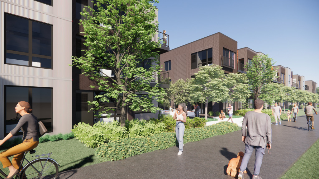 Developers plan affordabilityminded 25M apartments along Monon Trail Indianapolis Business