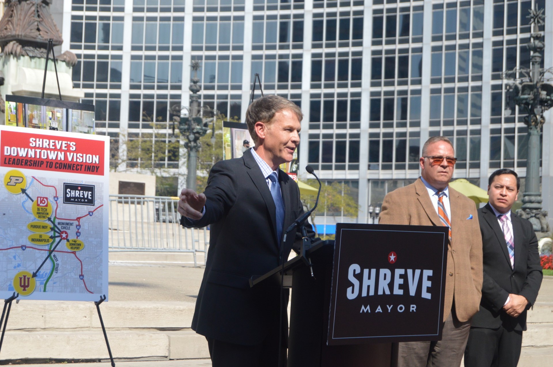 Shreve’s downtown plan includes keeping Monument Circle open, more
