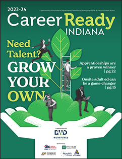 Cover of IBJ 2023-2024 Career Ready Indiana