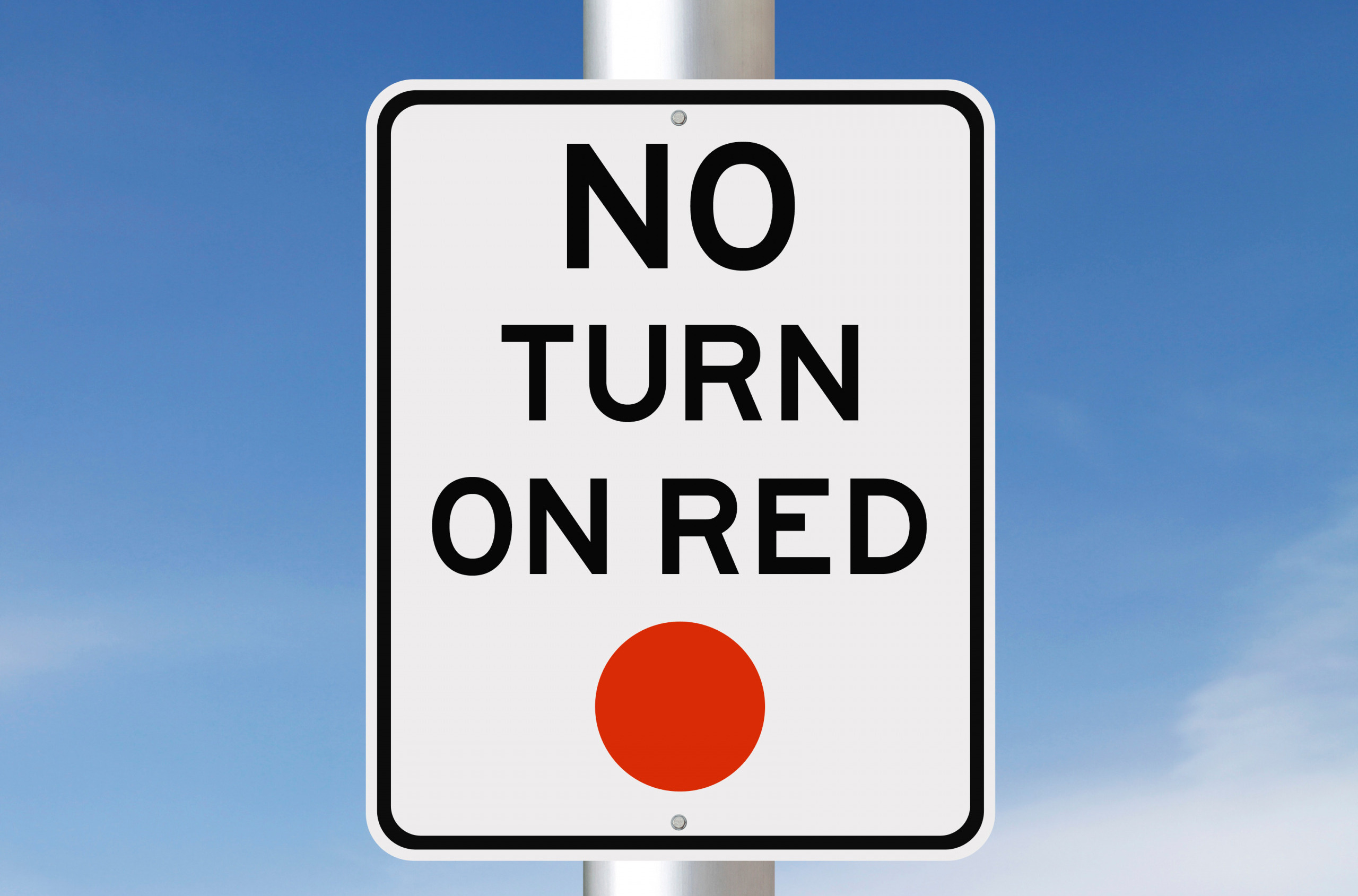 no turn on red