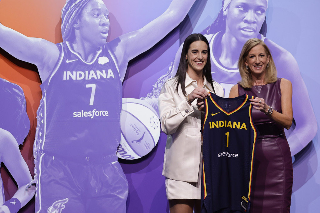 Caitlin Clark taken No. 1 in WNBA Draft by Indiana Fever