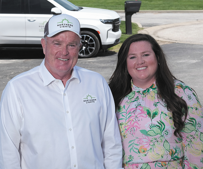 Northern Lights Locating and Inspection Inc President J.D. Harris and Chief Operating Officer Caitlin Flater