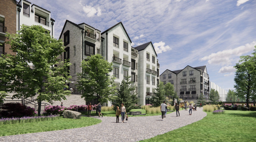 Proposed Fishers development features million-dollar condos, town houses, commercial space