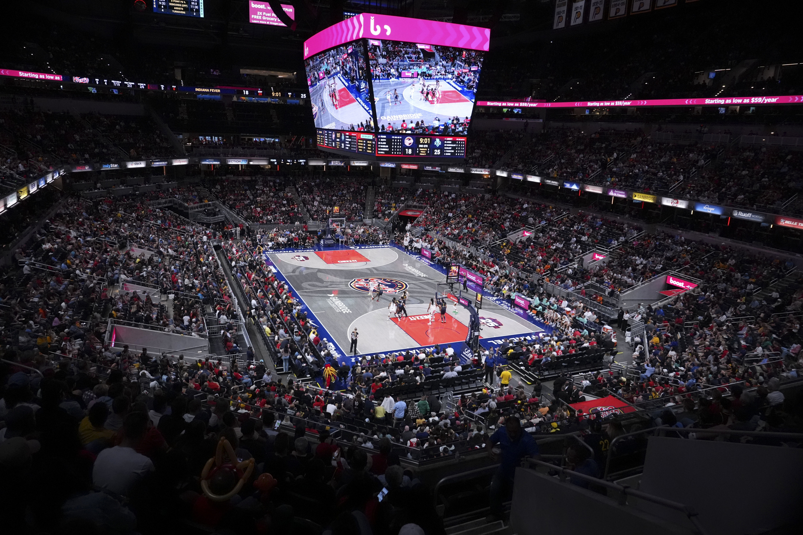Indiana Fever draw sellout crowd in home opener, lose big to Liberty – Indianapolis Business Journal