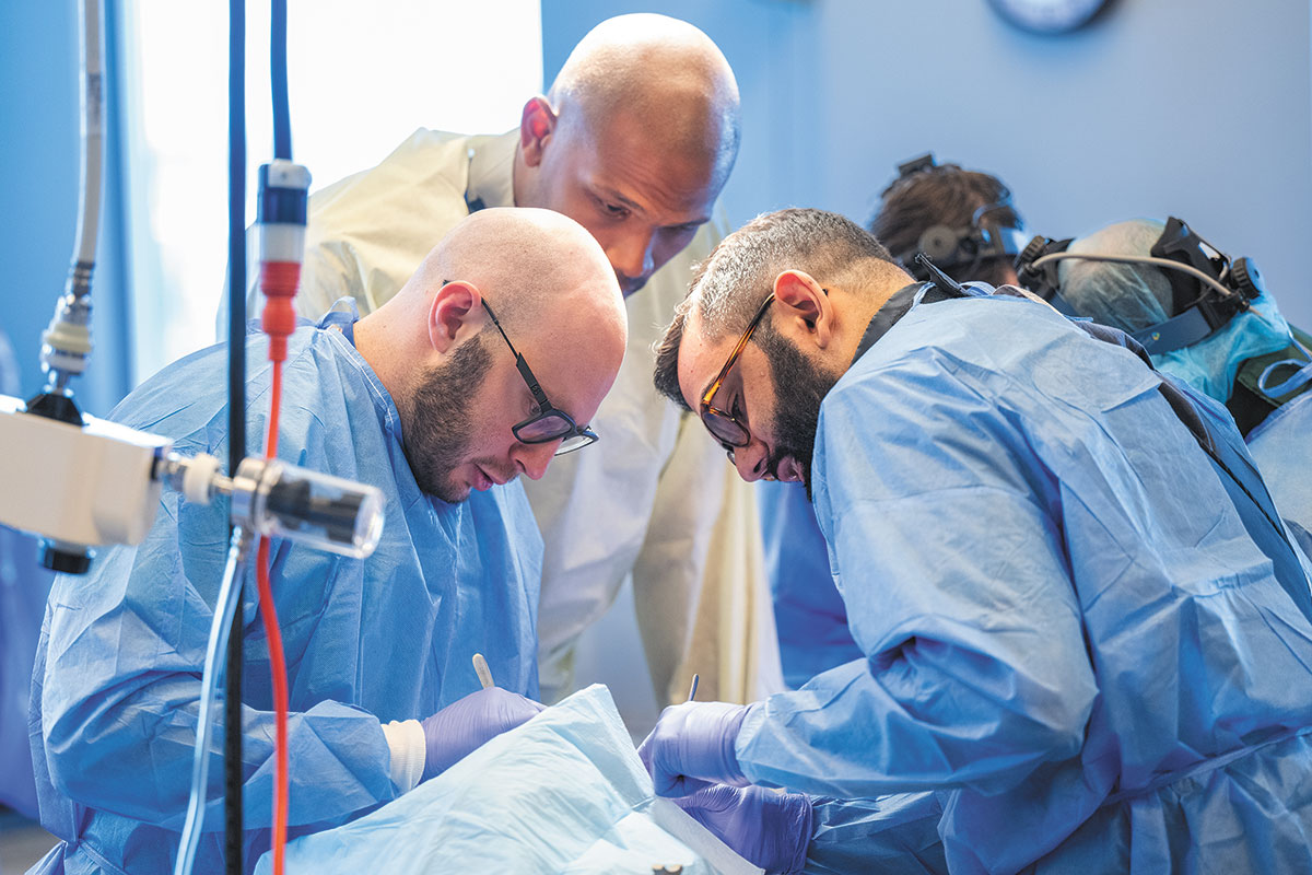 Surgeons from across the U.S. come to Indiana Spine Group to learn the