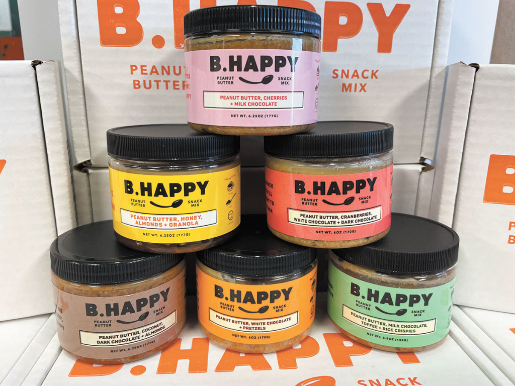 Made in Indiana Peanut butter snack mix by B. Happy Indianapolis Business Journal