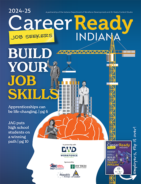 Cover of IBJ Custom Publishing's 2024-2025 edition of Career Ready for Job Seekers